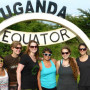 Students in the Marriage, Couple and Family Therapy program in Uganda in 2014. From left to right: Gessi Broderick, Rachel McDonald, Elsa...