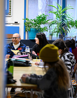 The cohort learning community challenges and supports group and individual academic and personal development.