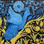Original art by Maria Blaszkiw, current art therapy student