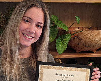 Kate Feddersen is the recipient of the Art Therapy Research award.