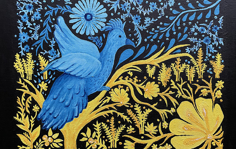 Original art by current art therapy student